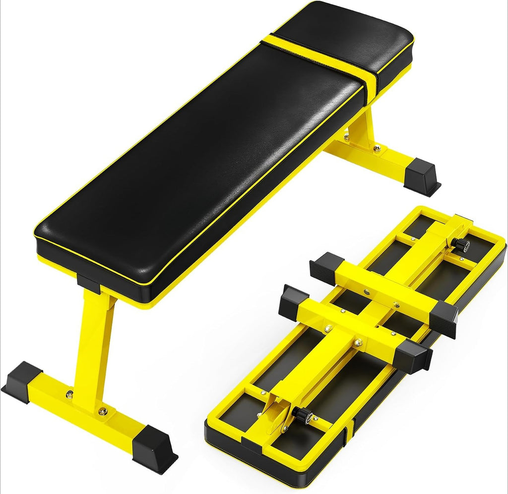 Foldable Heavy‑Duty Weight Bench