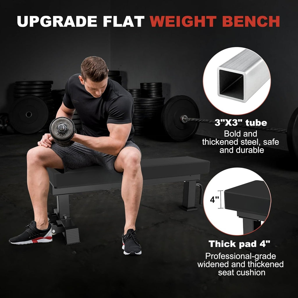 Adjustable Heavy‑Duty Workout Bench