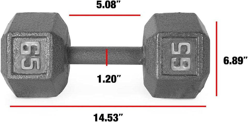 Athletic Supply Hex Dumbbells Pair