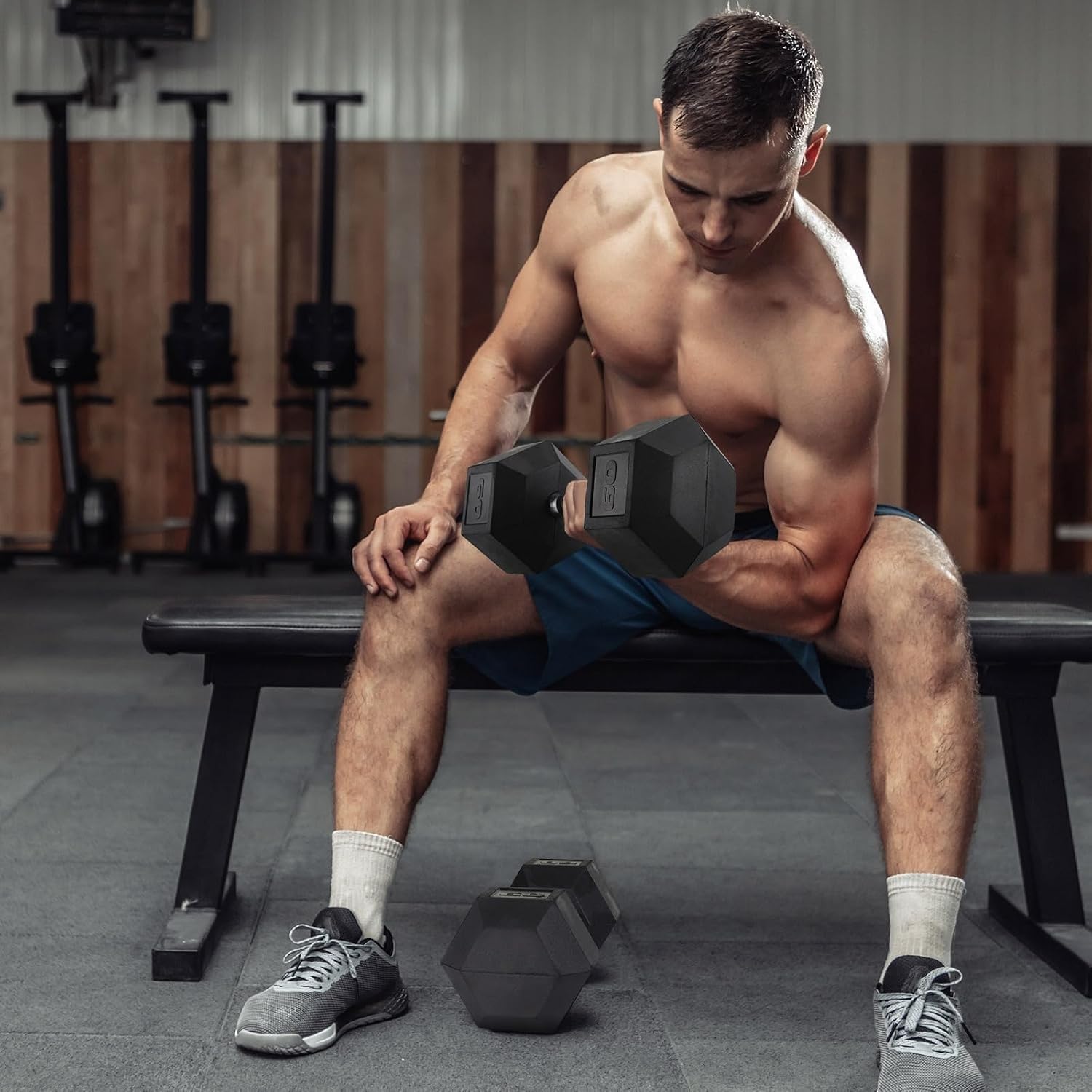 Cast Iron Dumbbell Set