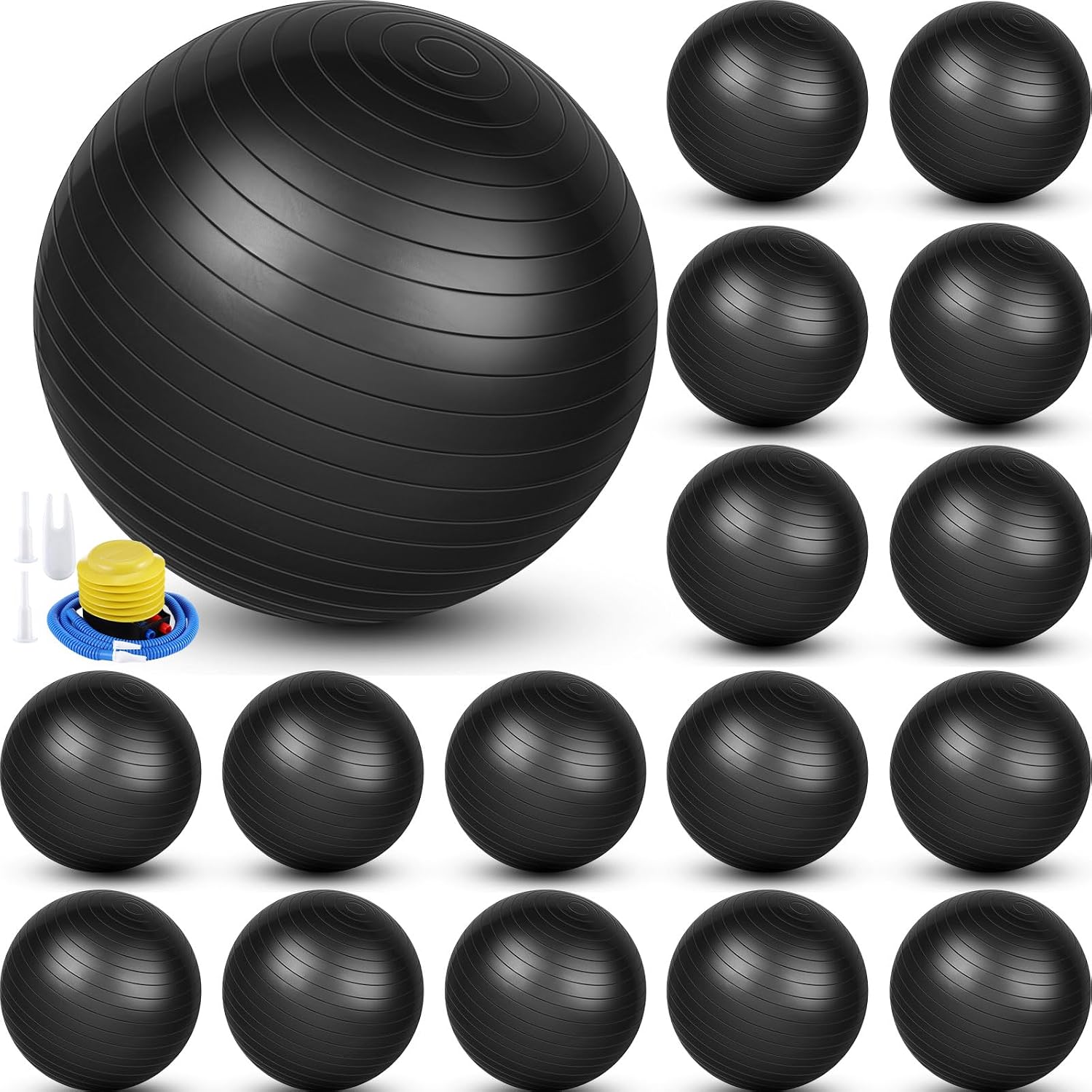 16 Pcs Yoga Exercise Ball