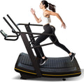 Manual Curved Treadmill Non‑Electric Fitness Equipment
