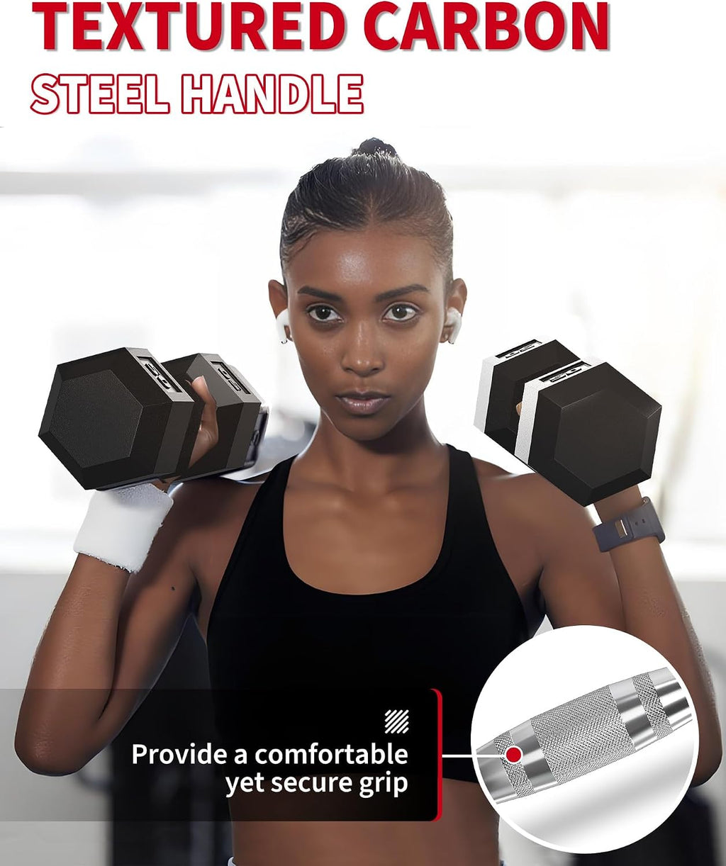 Coated Dumbbells Pair