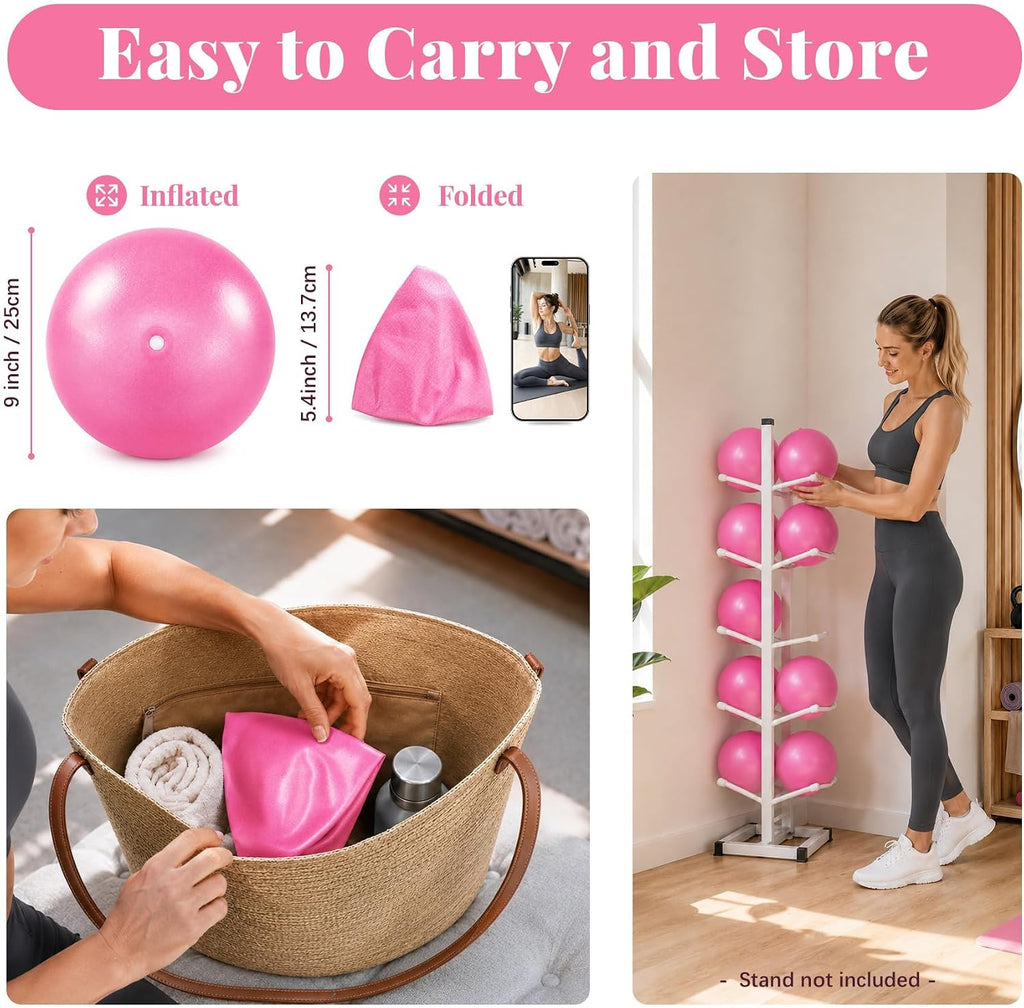 20 Pcs Bulk Mini Pilates Balls