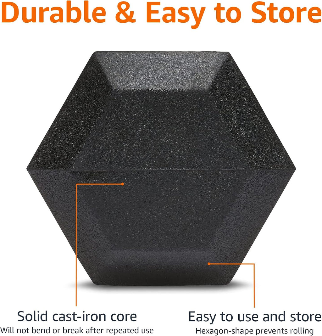 Rubber Hex Dumbbell