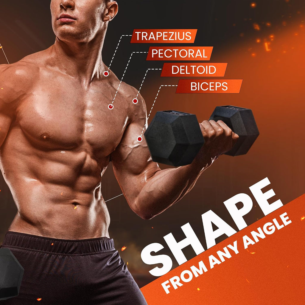 Slip Hex Dumbbells Pair