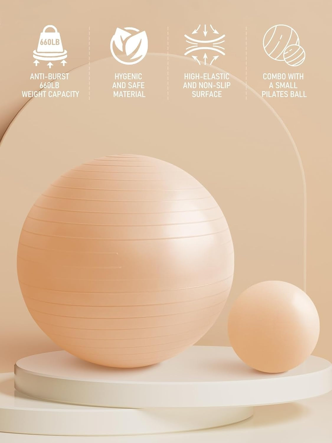 Multi‑Size Yoga Exercise Ball