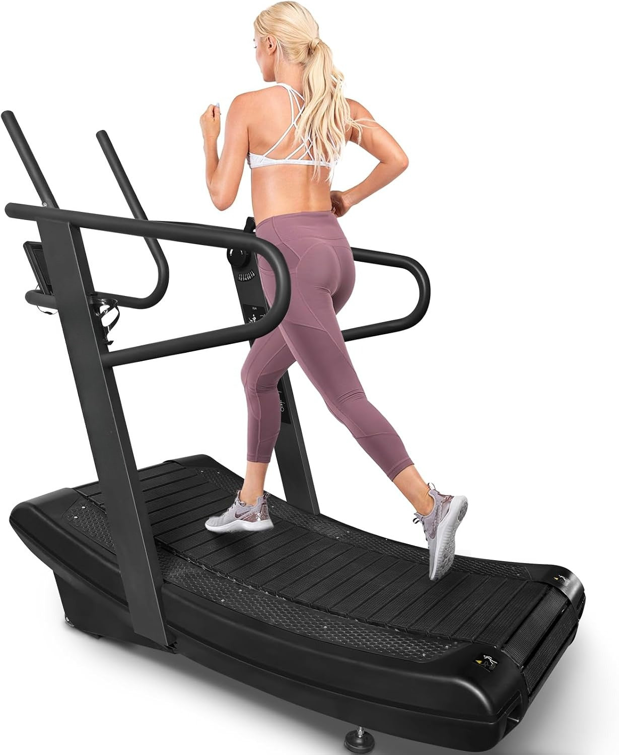 Curved Manual Non‑Electric Treadmill